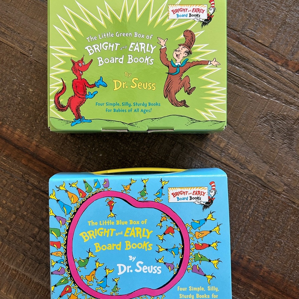 Dr. Seuss Bright & Early Board Books - Green and Blue